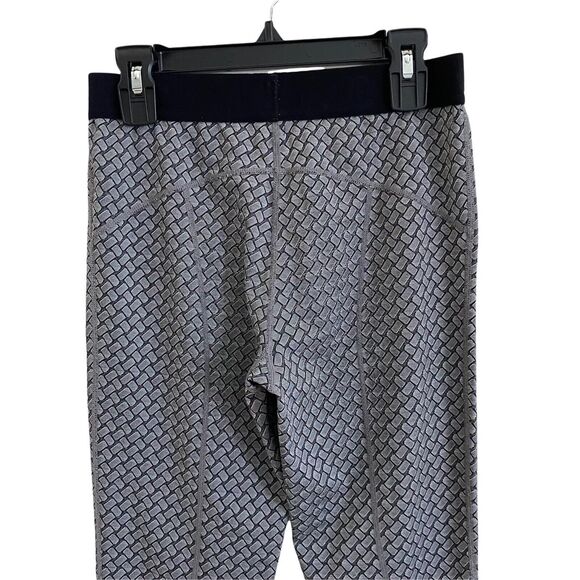 Zella Girls XL 14 / 16 Leggings Gray Black Printed Stretch Elastic Waistband - Picture 8 of 9